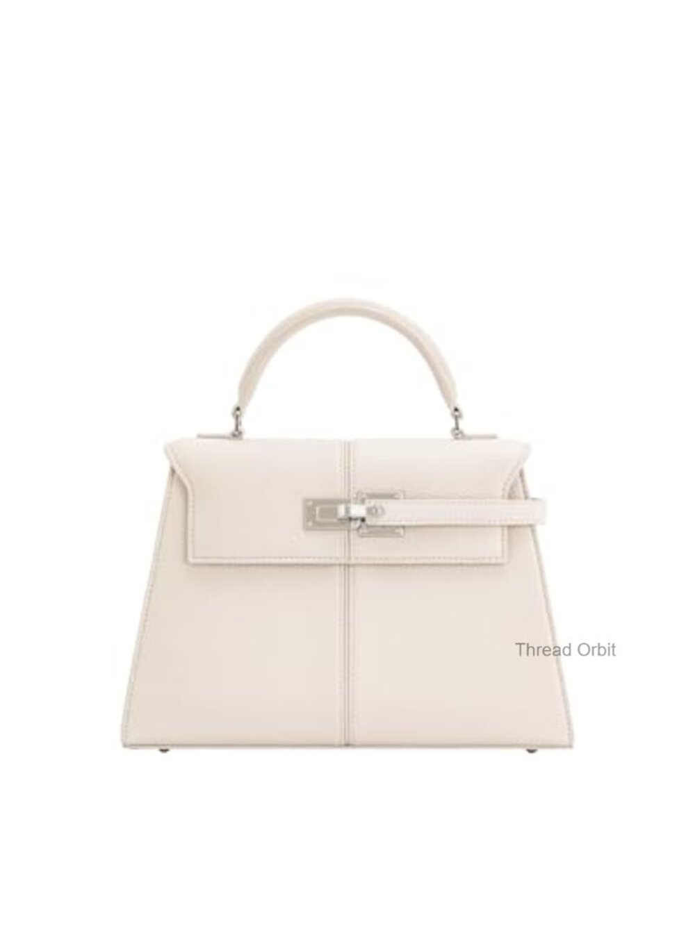 Vegan Leather Top Handle Satchel Purse with Detachable Crossbody Strap